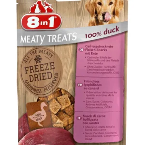 Comanda online 8IN1 Delicatesă uscată prin congelare cu rață 50 g