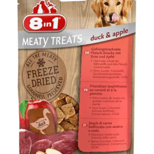 Comanda online 8IN1 Delicatesă uscată prin congelare cu rață și măr 50 g