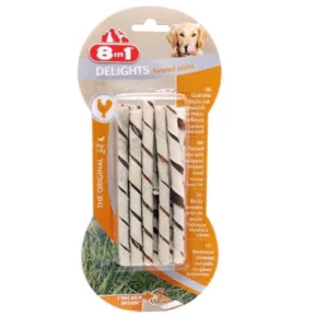Comanda online 8IN1 Recompense Delights Twisted Sticks 10 buc.recompensa pentru caine