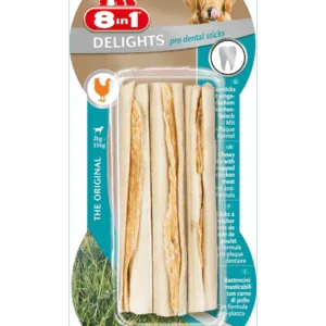 Comanda online 8IN1 Recompense Dental Delights Bone Sticks 3 buc.