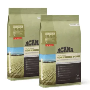 Comanda online ACANA Yorkshire Pork hrana uscata pentru caini cu alergii alimentare 22