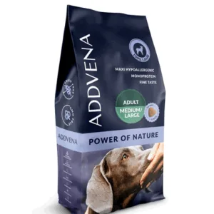 Comanda online ADDVENA Power of Nature Adult medium&large 10 kg cu miel pentru caini din rase medii si mari
