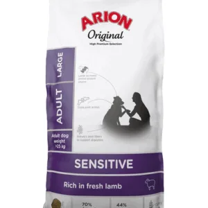 Comanda online ARION Original Sensitive Adult Large Lamb Rice 12 kg aliment caini talie mare