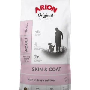 Comanda online ARION Original Skin & Coat Adult Small Salmon Rice 2 kg hrana caini
