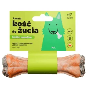 Comanda online AZANKI Os de ros pentru caini M/L 17cm cu insecte si mure