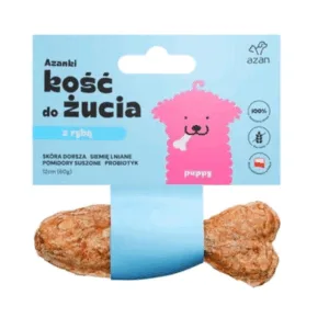 Comanda online AZANKI Os din peste pentru caini Puppy 12cm