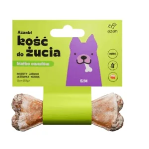 Comanda online AZANKI Os pentru caini cu insecte si cocos S/M 12cm