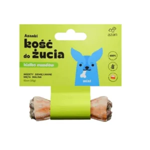 Comanda online AZANKI Os recompensa caini Mini 10cm cu insecte si menta