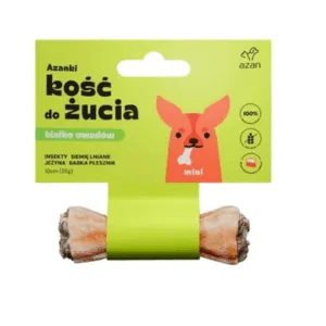 Comanda online AZANKI Recompensa os pentru caini Mini 10cm insecte si seminte in