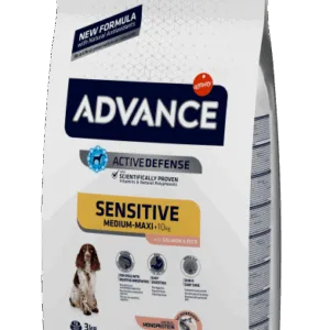 Comanda online Advance Dog Sensitive Medium - Maxi Somon & Orez