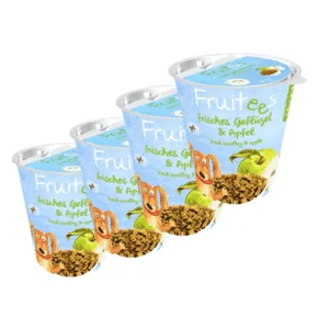 Comanda online BOSCH Fruitees recompense caini 4x200 g pasare si mar