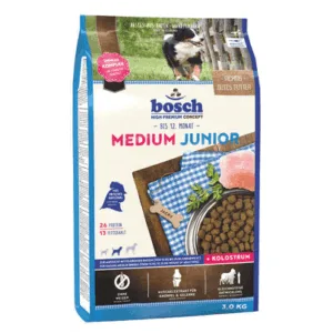 Comanda online BOSCH Medium Junior Hrana uscata caini junior talie medie