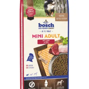 Comanda online BOSCH Mini Adult Hrana uscata caini adulti de talie mica