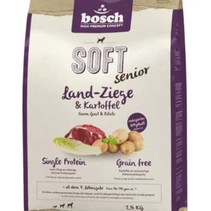 Comanda online BOSCH Plus Senior Hrana uscata caini seniori sistem digestiv sensibil si/sau intolerante alimentare