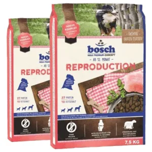 Comanda online BOSCH Reproduction Hrana uscata pentru femele gestante 15 kg (2 x 7.5 kg)