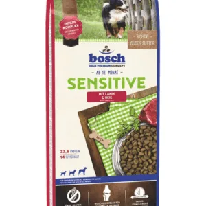 Comanda online BOSCH Sensitive Hrana uscata cu miel si orez pentru cainii adulti cu intolerante alimentare 15 kg