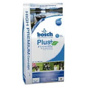 Comanda online BOSCH Soft Hrana uscata cu pastrav & cartofi pentru cainii adulti 12.5 kg