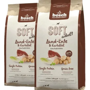 Comanda online BOSCH Soft Hrana uscata cu rata & cartofi pentru caini 25 kg (2 x 12