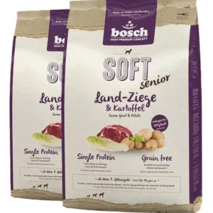 Comanda online BOSCH Soft Senior Hrana uscata cu carne de capra si cartofi pentru cainii senior 25 kg (2 x 12