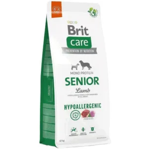 Comanda online BRIT CARE Hypoallergenic Senior Lamb 12kg Hrana caine senior