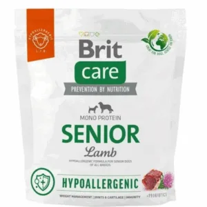 Comanda online BRIT CARE Hypoallergenic Senior Lamb 1kg hrana caini seniori