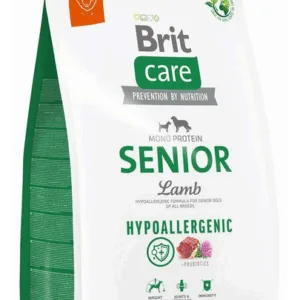Comanda online BRIT CARE Hypoallergenic Senior Lamb 3kg hrana cu miel