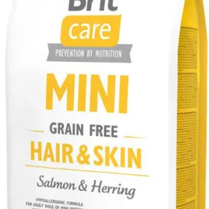 Comanda online BRIT CARE Mini Grain Free Hair&Skin Somon şi Hering