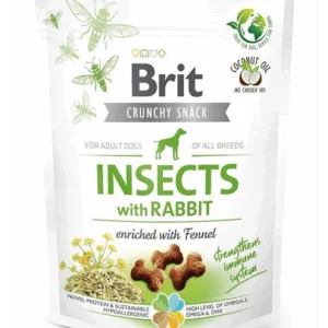 Comanda online BRIT Care Dog Crunchy Crakcer Insect&Rabbit Recompense pentru caini