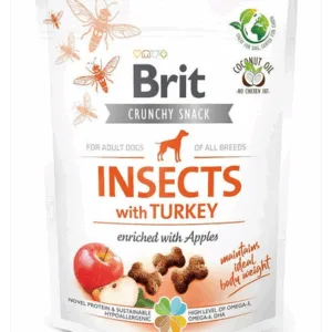 Comanda online BRIT Care Dog Crunchy Crakcer Insect&Turkey recompense crocante pentru caini