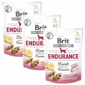 Comanda online BRIT Care Dog Functional Snack Endurance Lamb 3x150 g gustari pentru caini cu miel