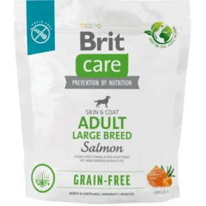 Comanda online BRIT Care Grain-free Adult Large Breed Salmon hrana cu somon pentru caini adulti talie mare 1 kg fara cereale