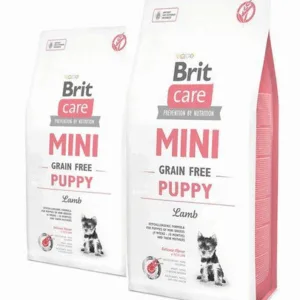 Comanda online BRIT Care Mini Grain Free Mini Puppy Lamb hrana uscata caini juniori talie mica