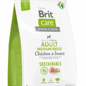 Comanda online BRIT Care Sustainable Adult Medium Breed 3 kg Hrana caini adulti talie medie