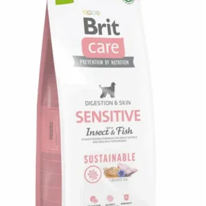 Comanda online BRIT Care Sustainable Sensitive Insect & Fish Hrana caini adulti cu piele sensibila