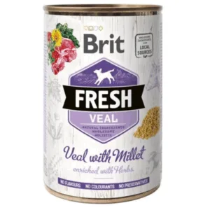 Comanda online BRIT FRESH Veal & Millet 400 g vitel si mei hrana pentru caini