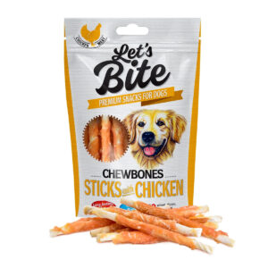Comanda online BRIT Let's Bite Chewbones Sticks with Chicken