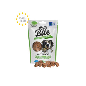 Comanda online BRIT Let's Bite Meat Snacks Chicken & Pork Slices