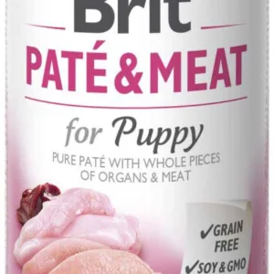 Comanda online BRIT PATE & MEAT Conservă cu bucăţi de carne şi pate