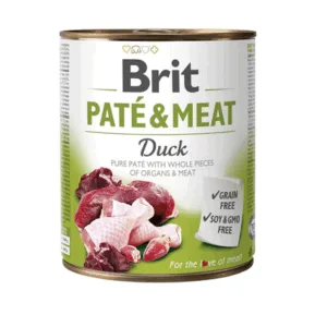 Comanda online BRIT Pate&Meat Duck 800 g pate pentru caini