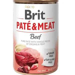 Comanda online BRIT Pate&Meat beef 400 g Hrana umeda caini