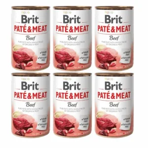 Comanda online BRIT Pate&Meat beef 6x400 g pate cu vita pentru caini
