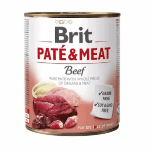 Comanda online BRIT Pate&Meat beef 800 g pate vita pentru caini