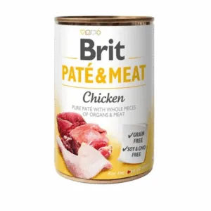 Comanda online BRIT Pate&Meat chicken 400 g Conserva hrana umeda caine