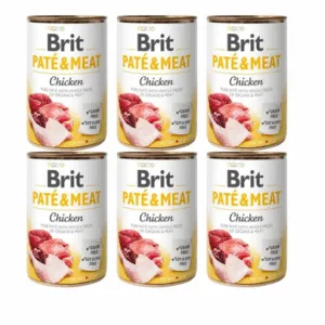 Comanda online BRIT Pate&Meat chicken 6x400 g pate cu pui