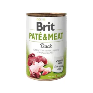 Comanda online BRIT Pate&Meat duck 400 g Hrana umeda caine