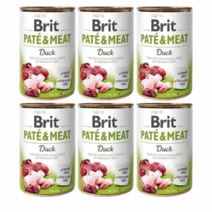 Comanda online BRIT Pate&Meat duck 6x400 g pate cu rata pentru caini