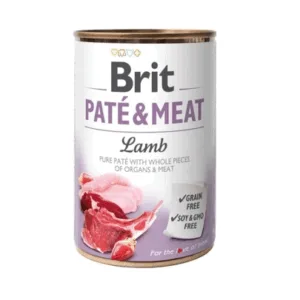 Comanda online BRIT Pate&Meat lamb 400 g Conserva hrana caine