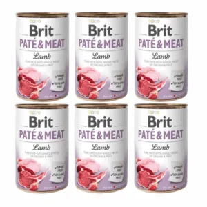 Comanda online BRIT Pate&Meat lamb 6x400 g pate cu miel pentru caini
