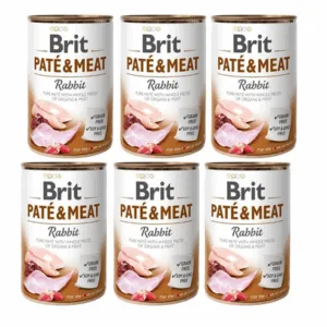 Comanda online BRIT Pate&Meat rabbit 6x400 g pate cu iepure pentru caini