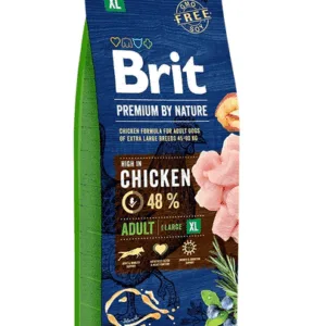 Comanda online BRIT Premium By Nature Adult Extra Large XL Hrana uscata pentru caini adulti de talie foarte mare 15 kg